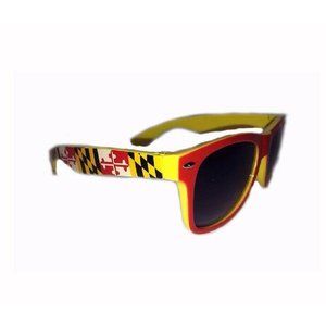Maryland Flag Yellow/Red Sunglasses - NEW Fast Ship